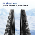 ABEEL For Samsung Galaxy S25 Magnetic Case TPU PC Cooling Matte Phone Back Cover with Lens Film