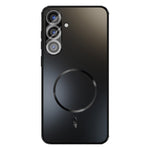 ABEEL For Samsung Galaxy S25 Magnetic Case TPU PC Cooling Matte Phone Back Cover with Lens Film