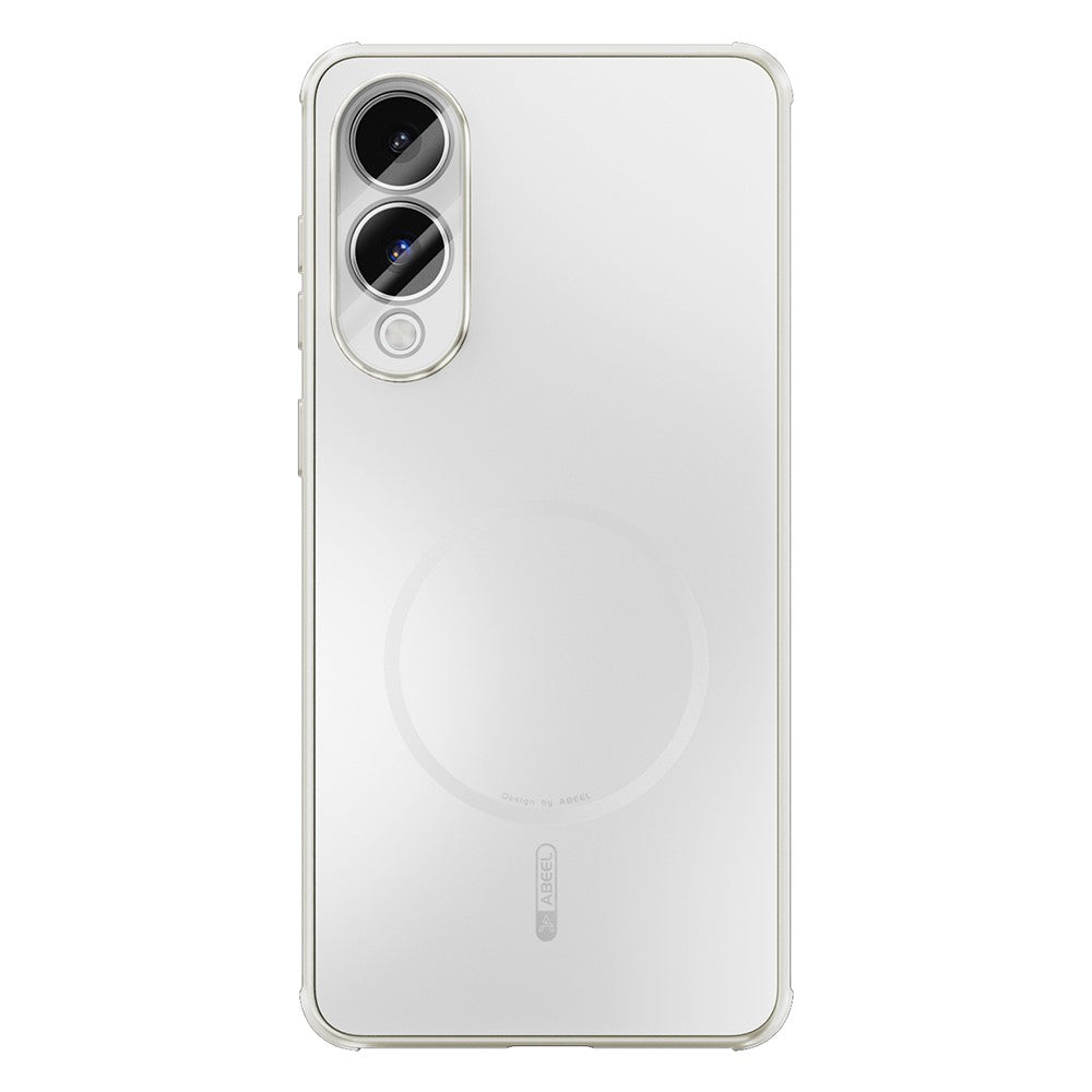 ABEEL Til Samsung Galaxy S25 Edge Magnetisk Cover TPU PC Kølende Mat Telefon Bagcover med Linsefilm
