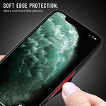For Xiaomi Poco M4 5G Anti-fingerprint Carbon Fiber Texture Phone Cover Tempered Glass+TPU Anti-scratch Cell Phone Case
