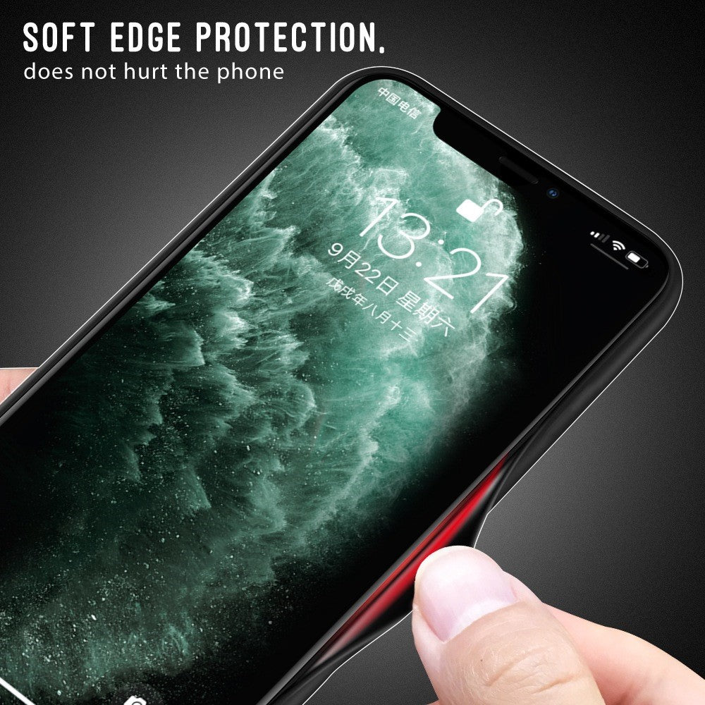For Xiaomi Poco M4 5G Anti-fingerprint Carbon Fiber Texture Phone Cover Tempered Glass+TPU Anti-scratch Cell Phone Case