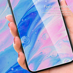 For Honor X8 5G Marble Pattern Printing Phone Case Soft TPU Bumper Shockproof Tempered Glass Back Cover