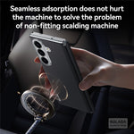 SULADA For Samsung Galaxy Z Fold7 5G Magnetic Case Leather+PC Phone Cover Carbon Fiber Texture