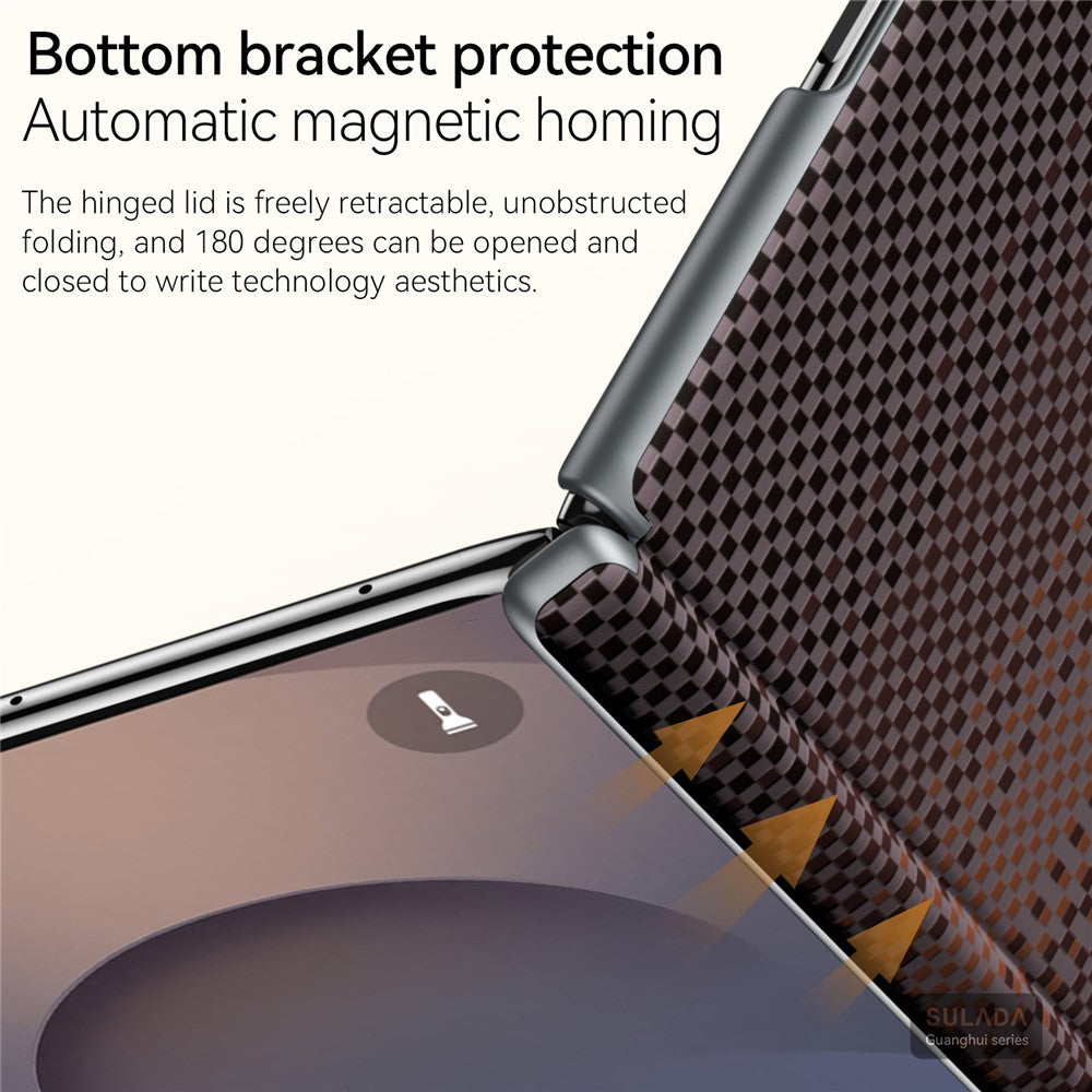 SULADA For Samsung Galaxy Z Fold7 5G Magnetic Case Shockproof Hard PC Phone Back Cover