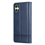 AZNS-cover til Samsung Galaxy A08 5G / A08 4G / A07 5G / A07 4G / A07s 4G, pungcover i PU-læder med koskindstekstur