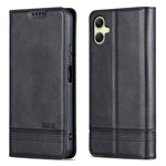 AZNS-cover til Samsung Galaxy A08 5G / A08 4G / A07 5G / A07 4G / A07s 4G, pungcover i PU-læder med koskindstekstur