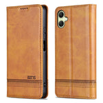 AZNS-cover til Samsung Galaxy A08 5G / A08 4G / A07 5G / A07 4G / A07s 4G, pungcover i PU-læder med koskindstekstur