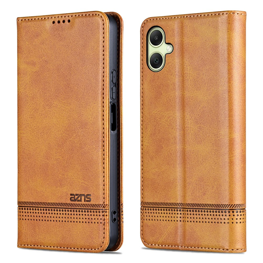 AZNS-cover til Samsung Galaxy A08 5G / A08 4G / A07 5G / A07 4G / A07s 4G, pungcover i PU-læder med koskindstekstur