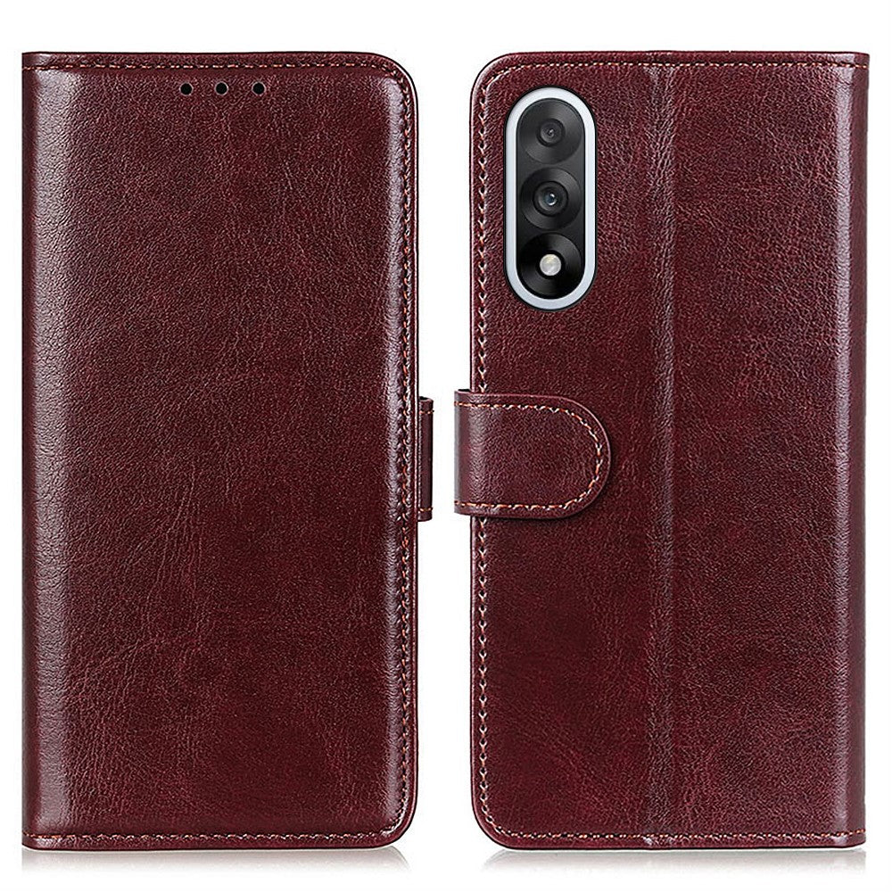 For OnePlus Nord 5 5G / Ace 5 Ultra 5G Case Crazy Horse Texture PU Leather Phone Stand Cover