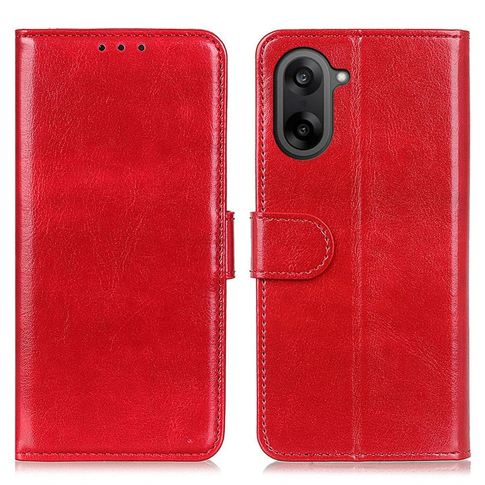 OnePlus Nord CE5 5G / Ace 5 Racing 5G-etui i PU-læder med Crazy Horse-tekstur, mobilcover