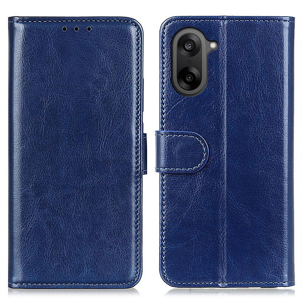 OnePlus Nord CE5 5G / Ace 5 Racing 5G-etui i PU-læder med Crazy Horse-tekstur, mobilcover
