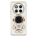 Phone Case For Honor X60 Pro 5G / X9c 5G / Magic7 Lite 5G Electroplating Soft TPU Cover with Astronaut Hidden Kickstand