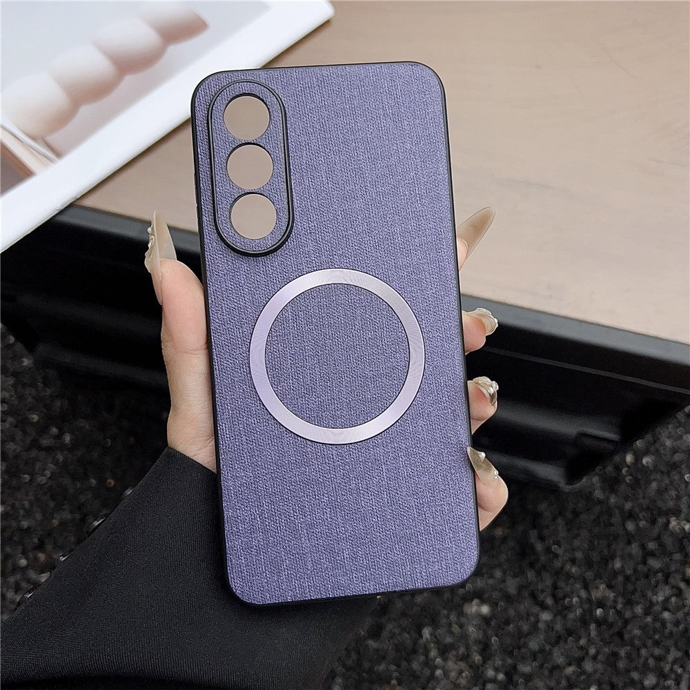 For OnePlus Nord 5 5G / Ace 5 Ultra 5G Magnetic Case Drop-Proof TPU + Cloth Back Phone Cover