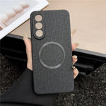 For OnePlus Nord 5 5G / Ace 5 Ultra 5G Magnetic Case Drop-Proof TPU + Cloth Back Phone Cover