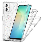 Til Samsung Galaxy A06 4G cover Akryl TPU Gennemsigtigt telefoncover med laserprintet film