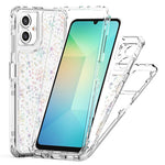 Til Samsung Galaxy A06 4G cover Akryl TPU Gennemsigtigt telefoncover med laserprintet film