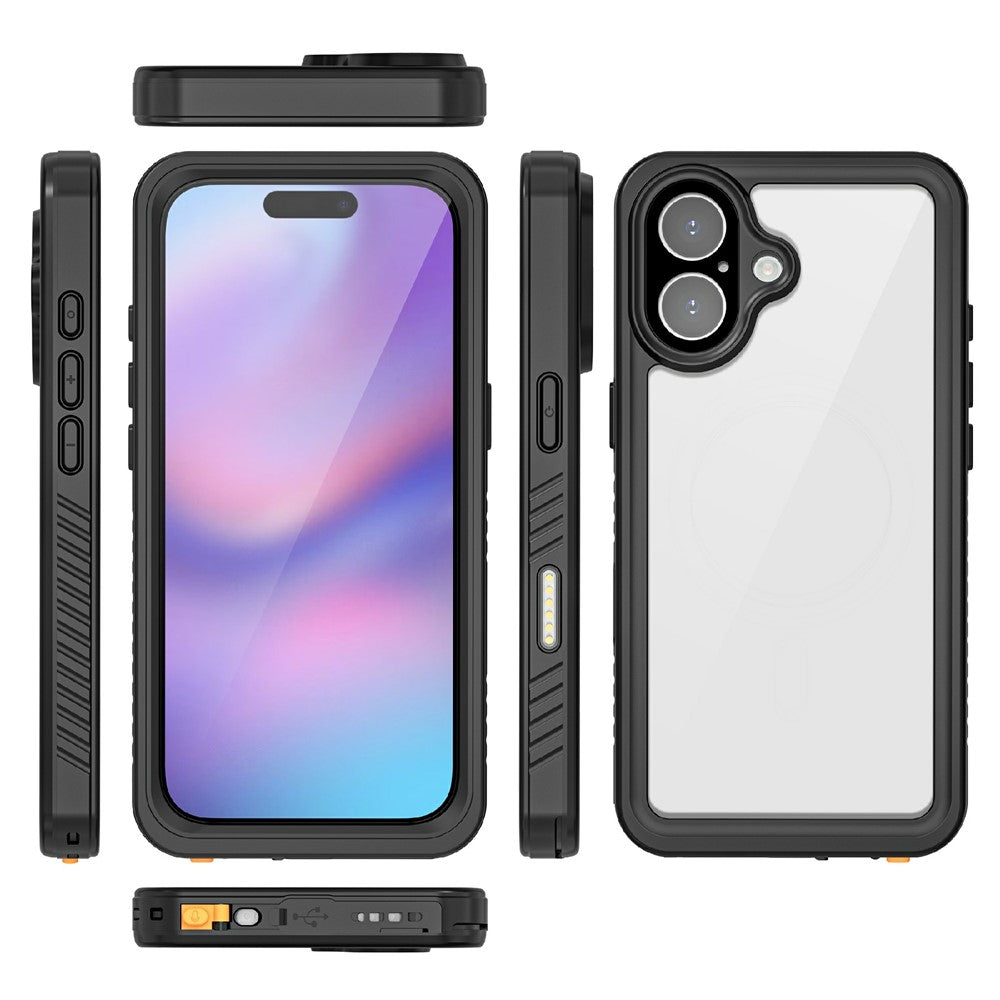 REDPEPPER FS / FM-serien Vandtæt iPhone 17-cover IP68 Stødsikkert Telefoncover