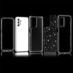mobilskal för Samsung Galaxy A13 4G / 5G / A04 4G (164,4 mm) / A04s 4G (164,7 mm) / A32 5G genomskinligt akryl-TPU-skal med lasertryckt film