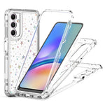 For Samsung Galaxy A05s 4G Case Precise Cutouts Acrylic TPU Clear Phone Cover with Laser-printed Film