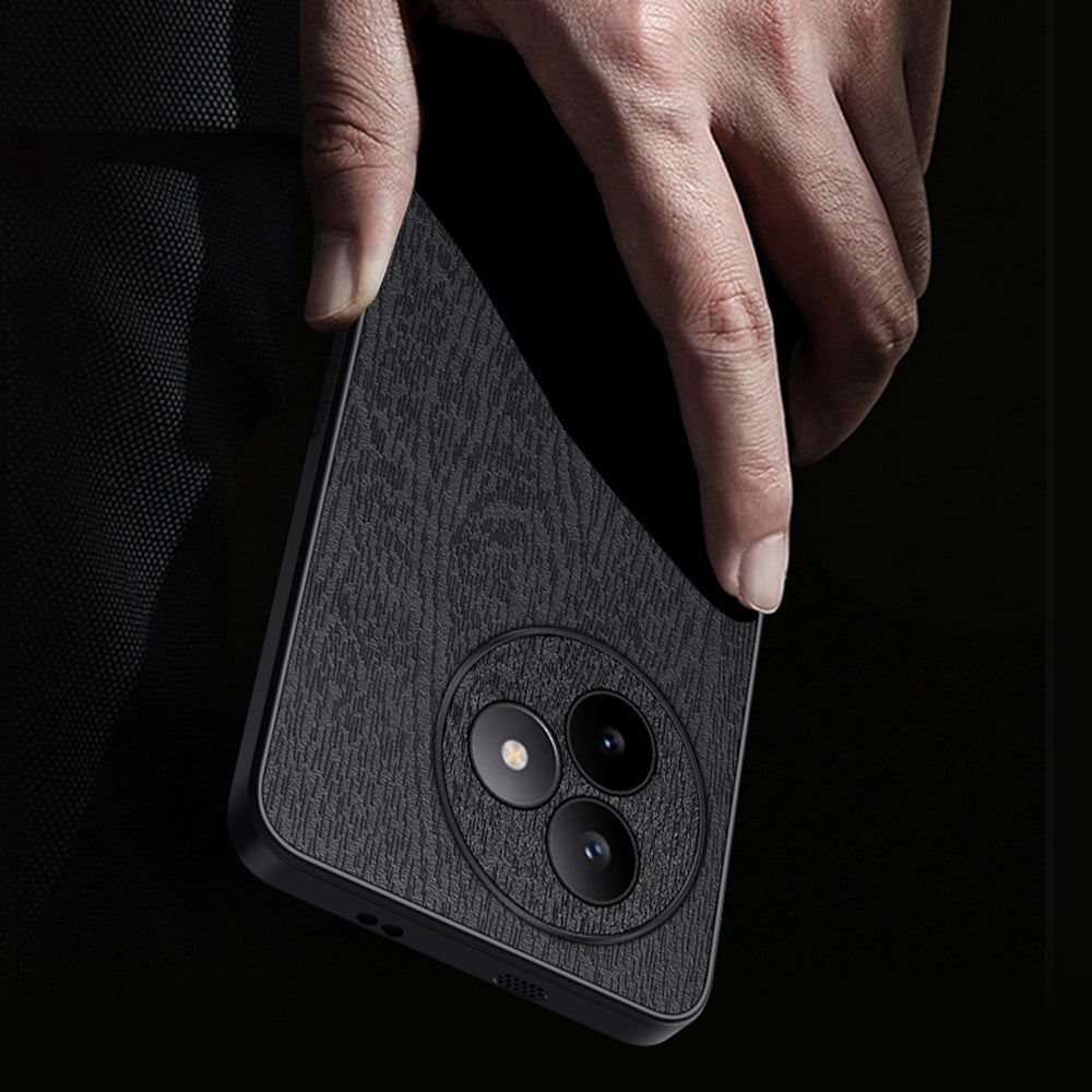 For Xiaomi Redmi K80 Ultra 5G Case Wood Texture PU Leather Coated PC TPU Phone Cover