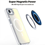 For iPhone 17e / 16e Case Compatible with MagSafe Cute Fluorescent Design TPU Acrylic Phone Back Cover