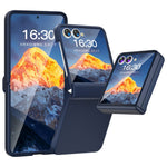 For Samsung Galaxy Z Flip7 5G Case Hinge Protection Hard PC Phone Cover Built-In Screen Film