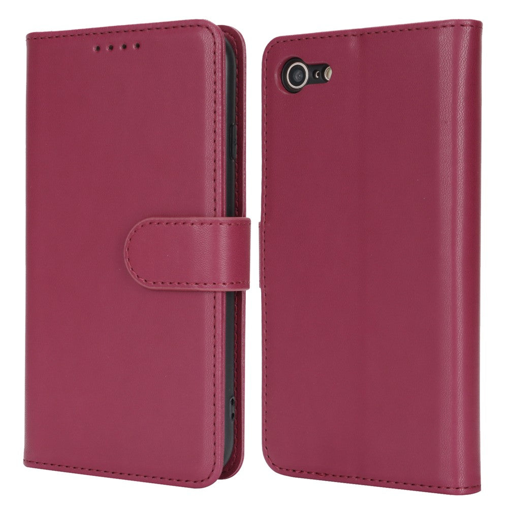 For iPhone SE (2022) / (2020) / 8 / 7 Stand Case Shockproof Leather Wallet Phone Cover