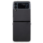 Til Samsung Galaxy Z Flip4 5G Ultra Slim Anti-ridse Sammenfoldeligt Telefoncover Gennemsigtig Hård PC Bagside