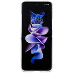 Til Samsung Galaxy Z Flip4 5G Ultra Slim Anti-ridse Sammenfoldeligt Telefoncover Gennemsigtig Hård PC Bagside