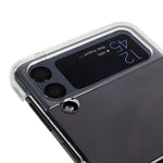 Til Samsung Galaxy Z Flip4 5G Ultra Slim Anti-ridse Sammenfoldeligt Telefoncover Gennemsigtig Hård PC Bagside