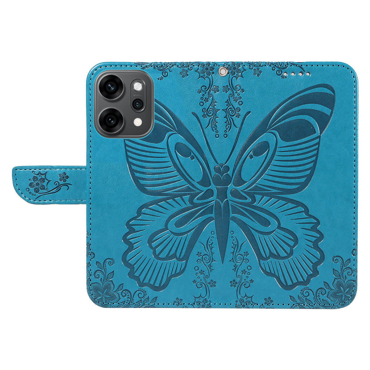For Oppo Reno14 Pro 5G (China) / Oppo Reno14 Pro 5G (Global) Case Butterfly Pattern PU Leather Folio Flip Phone Cover