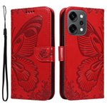 For Oppo Reno14 Pro 5G (China) / Oppo Reno14 Pro 5G (Global) Case Butterfly Pattern PU Leather Folio Flip Phone Cover