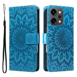 Oppo Reno14 Pro 5G (Kina) / Oppo Reno14 Pro 5G (Global) læderpung-etui med solsikketryk og telefoncover