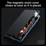 SULADA For Samsung Galaxy Z Fold7 5G Case View Window Leather Phone Cover with Auto Wake  /  Sleep