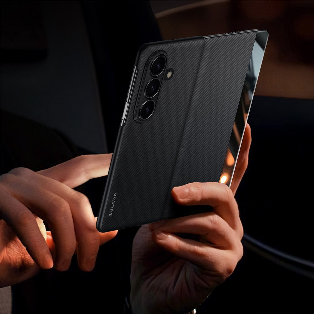 SULADA For Samsung Galaxy Z Fold7 5G Case View Window Leather Phone Cover with Auto Wake  /  Sleep