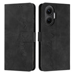 For Xiaomi Redmi Turbo 4 Pro 5G / Xiaomi Poco F7 5G Stand Case PU Leather Phone Cover Imprinted Heart Pattern
