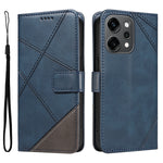 Oppo Reno14 Pro 5G (Kina) / Oppo Reno14 Pro 5G (Global) Läderfodral Geometrisk linjedesign Plånboksfodral med handledsrem