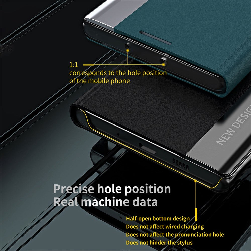 Xiaomi 12T 5G / 12T Pro 5G / Redmi K50 Ultra 5G PU-läder stativfodral galvaniserad design fällbart mobilskal