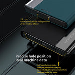 Xiaomi 12T 5G / 12T Pro 5G / Redmi K50 Ultra 5G PU-læderstativetui med galvaniseret design, sammenfoldeligt mobilcover