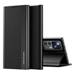 Xiaomi 12T 5G / 12T Pro 5G / Redmi K50 Ultra 5G PU-läder stativfodral galvaniserad design fällbart mobilskal