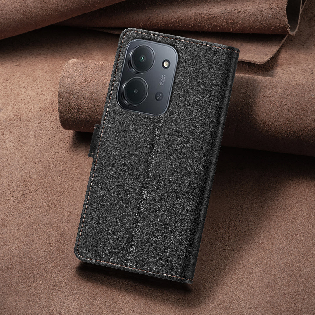 BINFEN COLOR For Xiaomi Redmi 15C 5G (EU) (173mm) / 15C 4G (EU) (173mm) Leather Case  BF32 Wallet RFID Blocking Phone Cover