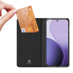 DUX DUCIS För Oppo Reno14 Pro 5G (Global) Skal Skin Pro Series Läder Stativskydd Korthållare