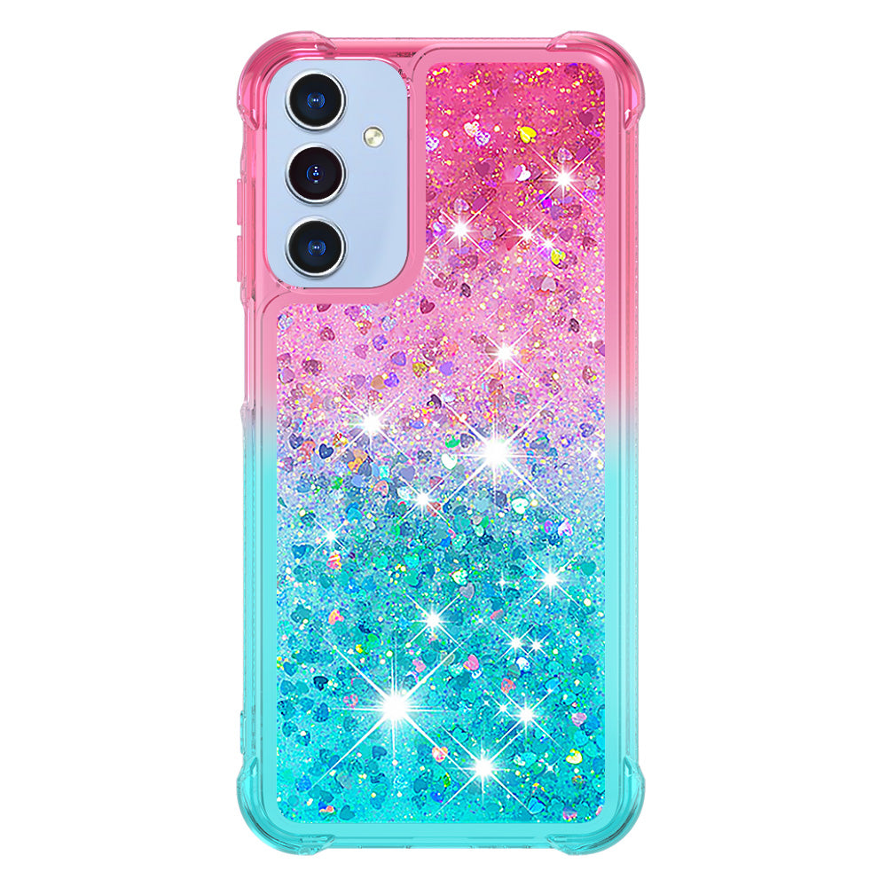 Samsung Galaxy A18 4G / A18 5G / A17 4G / A17 5G / A26 5G TPU-skal Gradient Quicksand-mobilbaksida