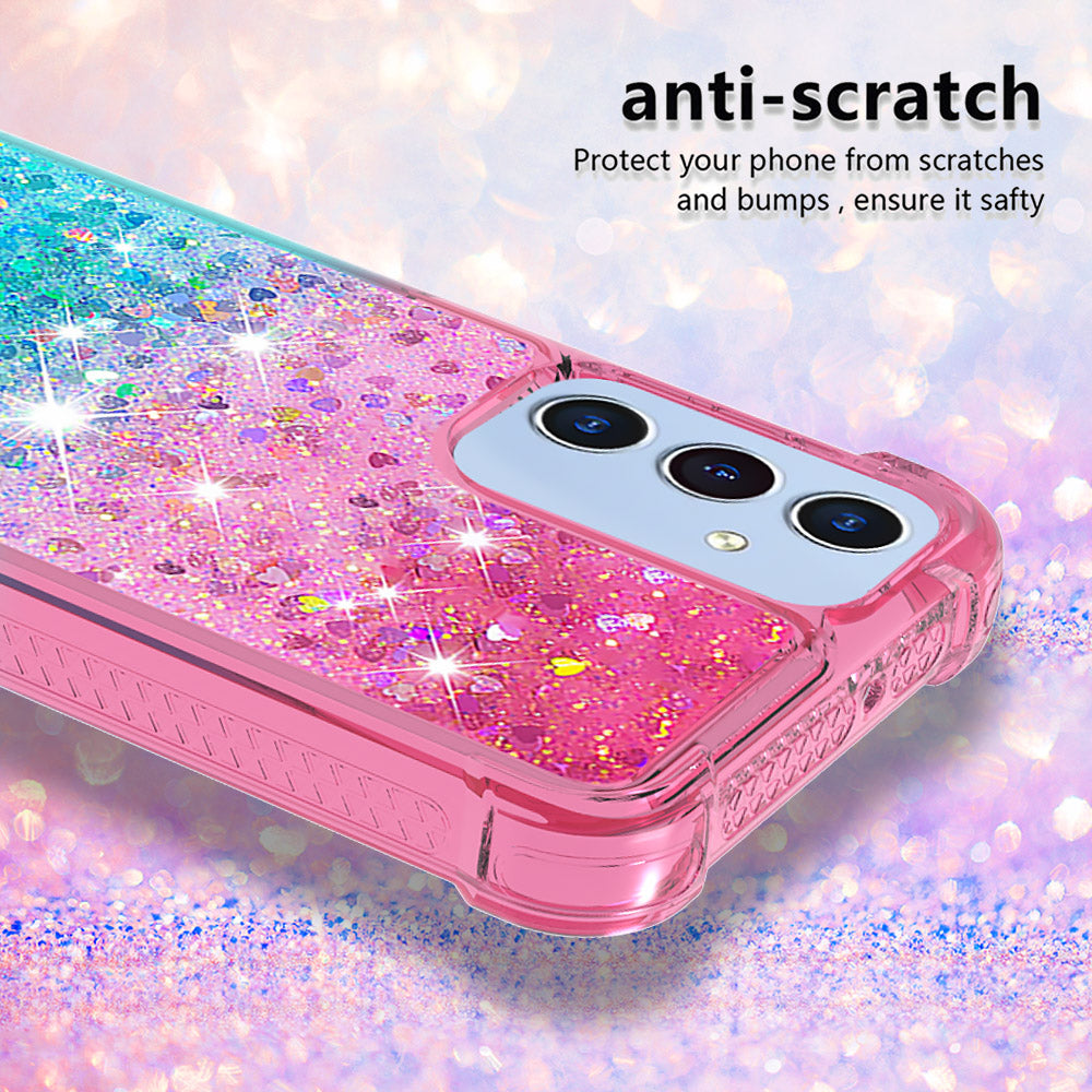 Samsung Galaxy A18 4G / A18 5G / A17 4G / A17 5G / A26 5G TPU-skal Gradient Quicksand-mobilbaksida