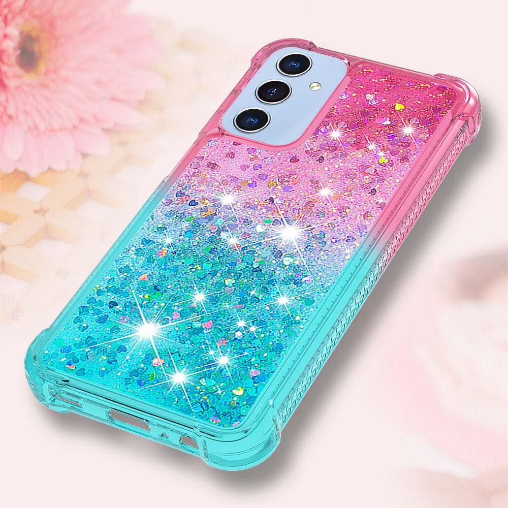 Samsung Galaxy A18 4G / A18 5G / A17 4G / A17 5G / A26 5G TPU-skal Gradient Quicksand-mobilbaksida