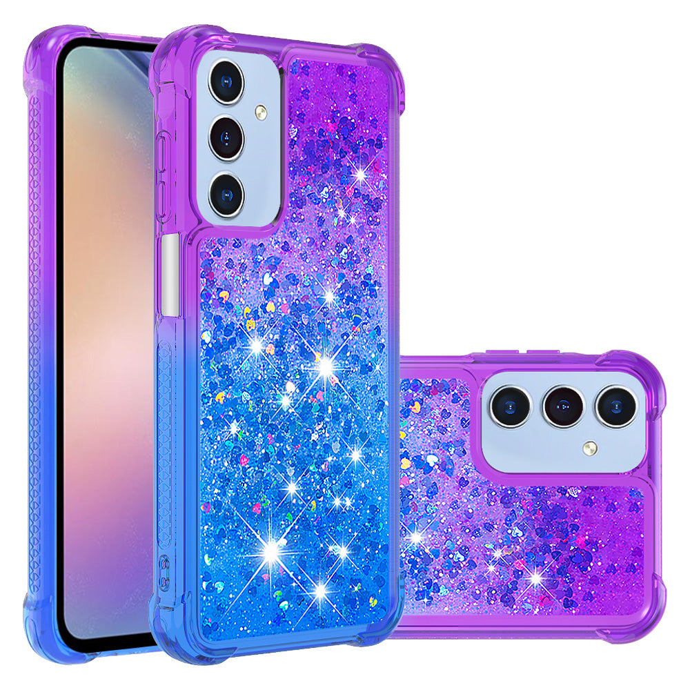 Samsung Galaxy A18 4G / A18 5G / A17 4G / A17 5G / A26 5G TPU-skal Gradient Quicksand-mobilbaksida