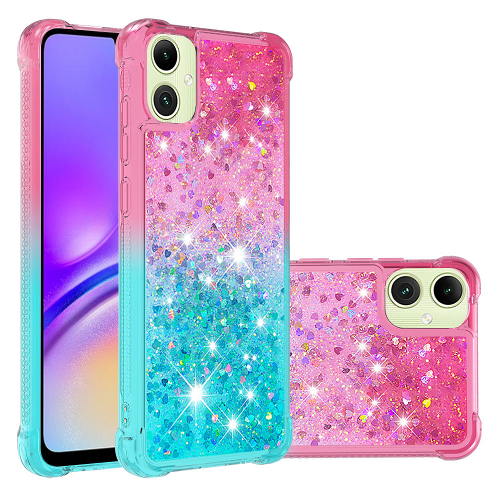 For Samsung Galaxy A08 5G / A08 4G / A07 4G TPU Case Gradient Quicksand Phone Back Cover