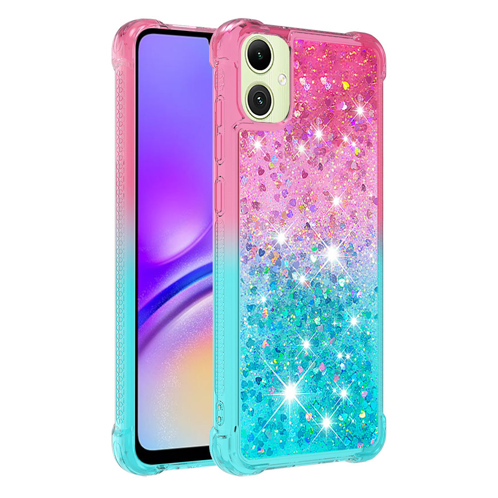 For Samsung Galaxy A08 5G / A08 4G / A07 4G TPU Case Gradient Quicksand Phone Back Cover