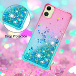 For Samsung Galaxy A08 5G / A08 4G / A07 4G TPU Case Gradient Quicksand Phone Back Cover
