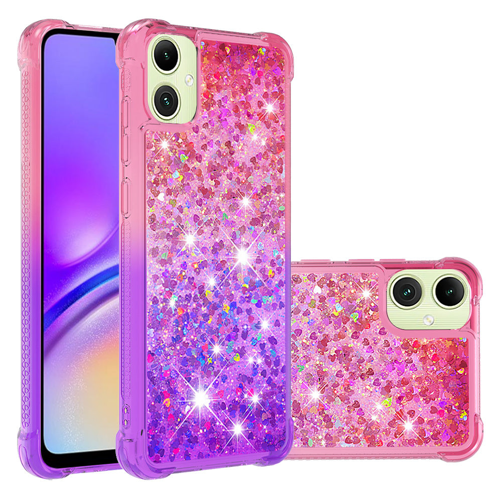 For Samsung Galaxy A08 5G / A08 4G / A07 4G TPU Case Gradient Quicksand Phone Back Cover